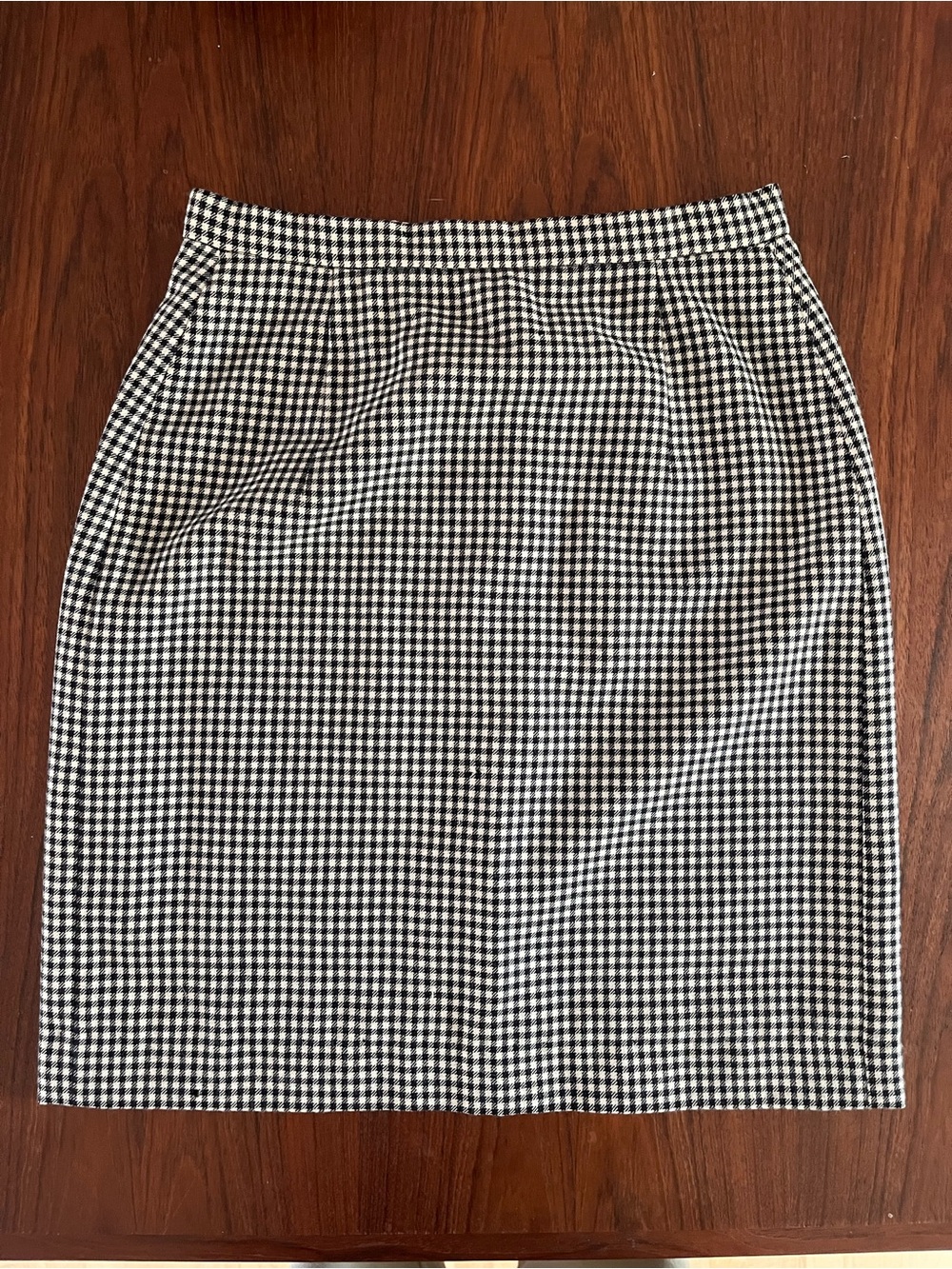 Gingham Mod Midi Skirt